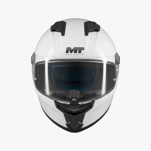 Casco integral moto MT Stinger 2 Blanco Brillo tienda ropa moto Hospitalet