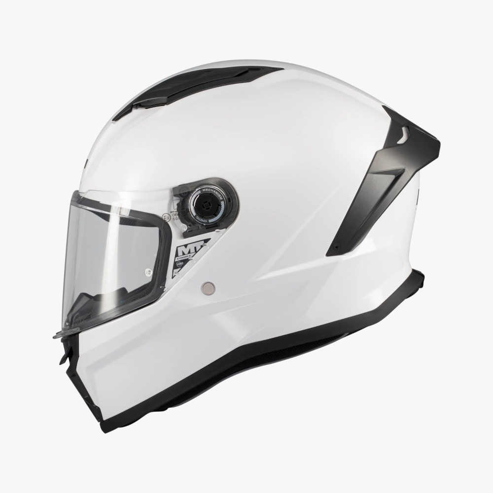 Casco integral moto MT Stinger 2 Blanco Brillo tienda ropa moto Hospitalet