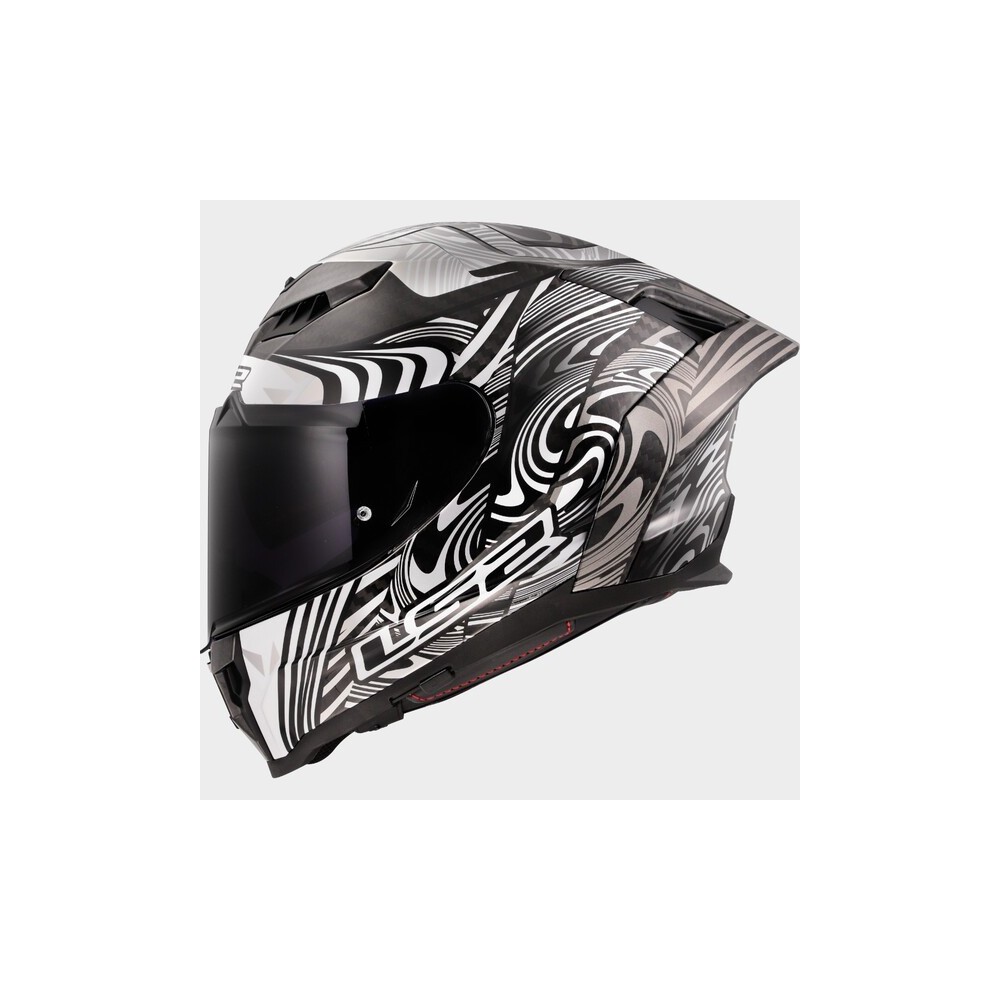 Casco integral LS2 FF807 Dragon Enthum plata