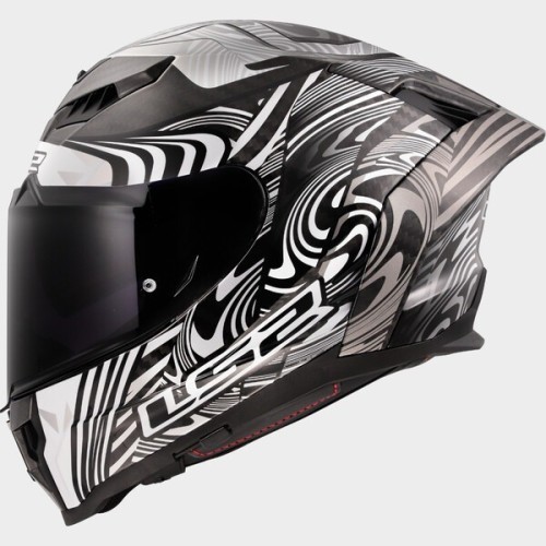 Casco integral LS2 FF807 Dragon Enthum plata