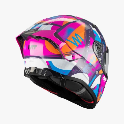 Casco moto MT Thunder 4 R SV Pipen C8 brillo en tienda ropa Hospitalet