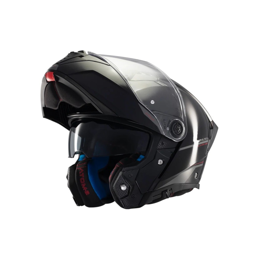 Casco modular MT Atom 2 Solid A1 brillo tienda ropa moto Hospitalet
