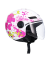 Casco de moto jet Shiro Kyoto Flower blanco tienda motos Hospitalet