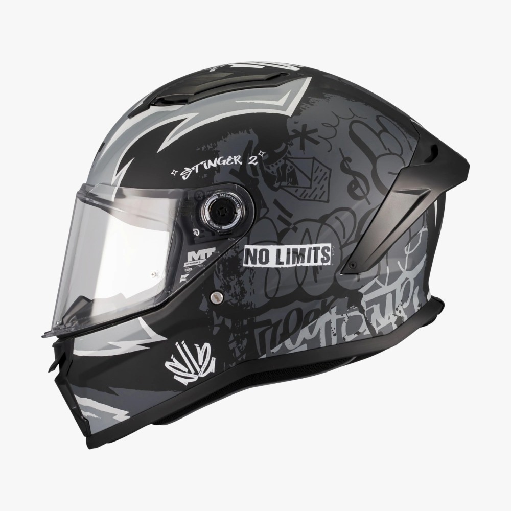 Casco integral moto MT Stinger 2 Tagger B2 Mate tienda ropa moto Hospitalet