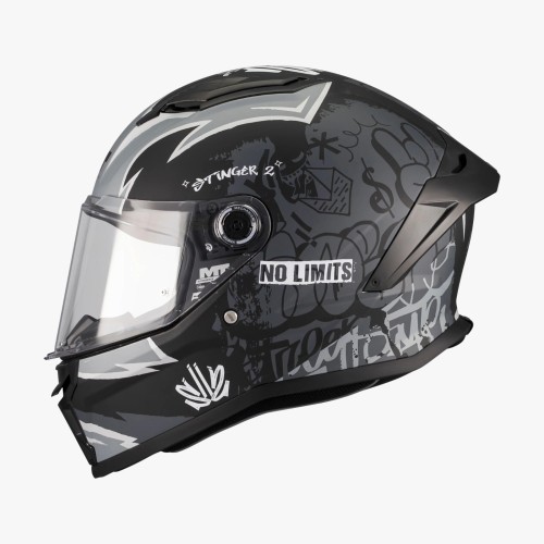 Casco integral moto MT Stinger 2 Tagger B2 Mate tienda ropa moto Hospitalet