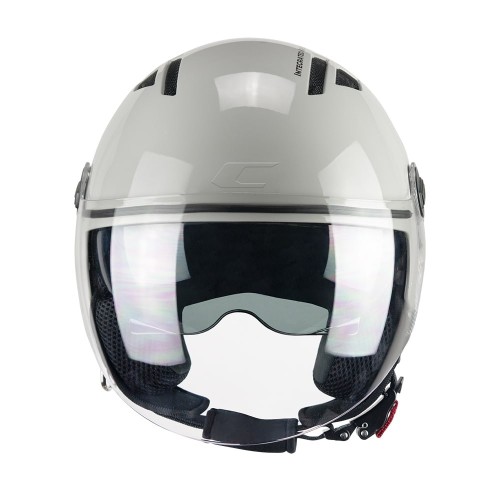 Casco jet CGM 116 AIR blanco roto brillo