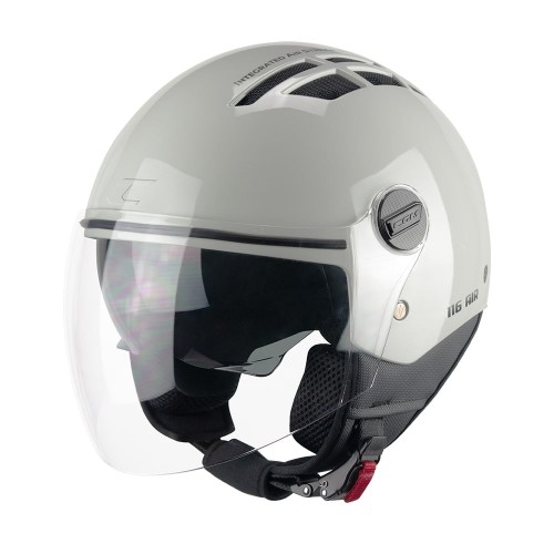 Casco jet CGM 116 AIR blanco roto brillo