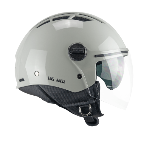 Casco jet CGM 116 AIR blanco roto brillo