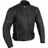 Chaqueta de cuero Goyamoto GM-177S color negro