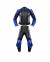 Mono de moto 2 piezas Compilo CM-1074 color negro-blanco-azul a precio de outlet