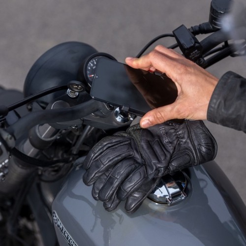 Kit Soporte móvil de manillar para moto SP Connect + abrazadera universal