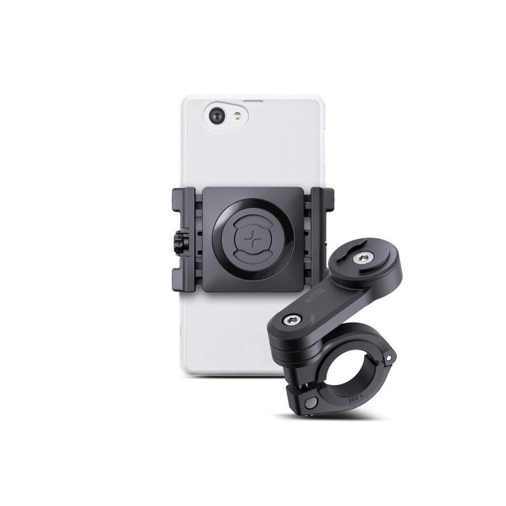 Kit Soporte móvil de manillar para moto SP Connect + abrazadera universal