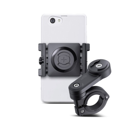 Kit Soporte móvil de manillar para moto SP Connect + abrazadera universal