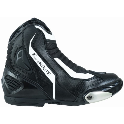 Botas racing caña corta KGT Laguna Swift Negro-Blanco