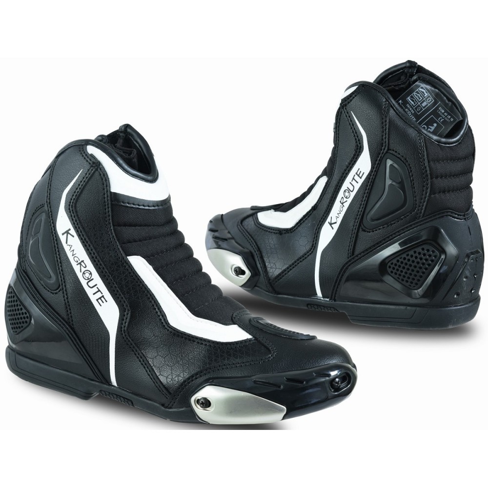Botas racing caña corta KGT Laguna Swift Negro-Blanco